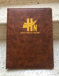 Bìa da đựng hồ sơ - Xưởng May Da - Xưởng Sản Xuất Đồ Da Theo Yêu Cầu